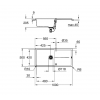 Кухненска мивка гранит с отцедник GROHE K400, сив мат - цена: 589.00лв.